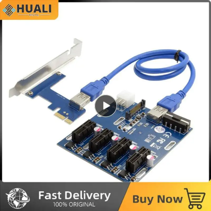 

Слот I-e, адаптер Pcie 1, плата расширения, усилитель Plug And Play, Pcie 1