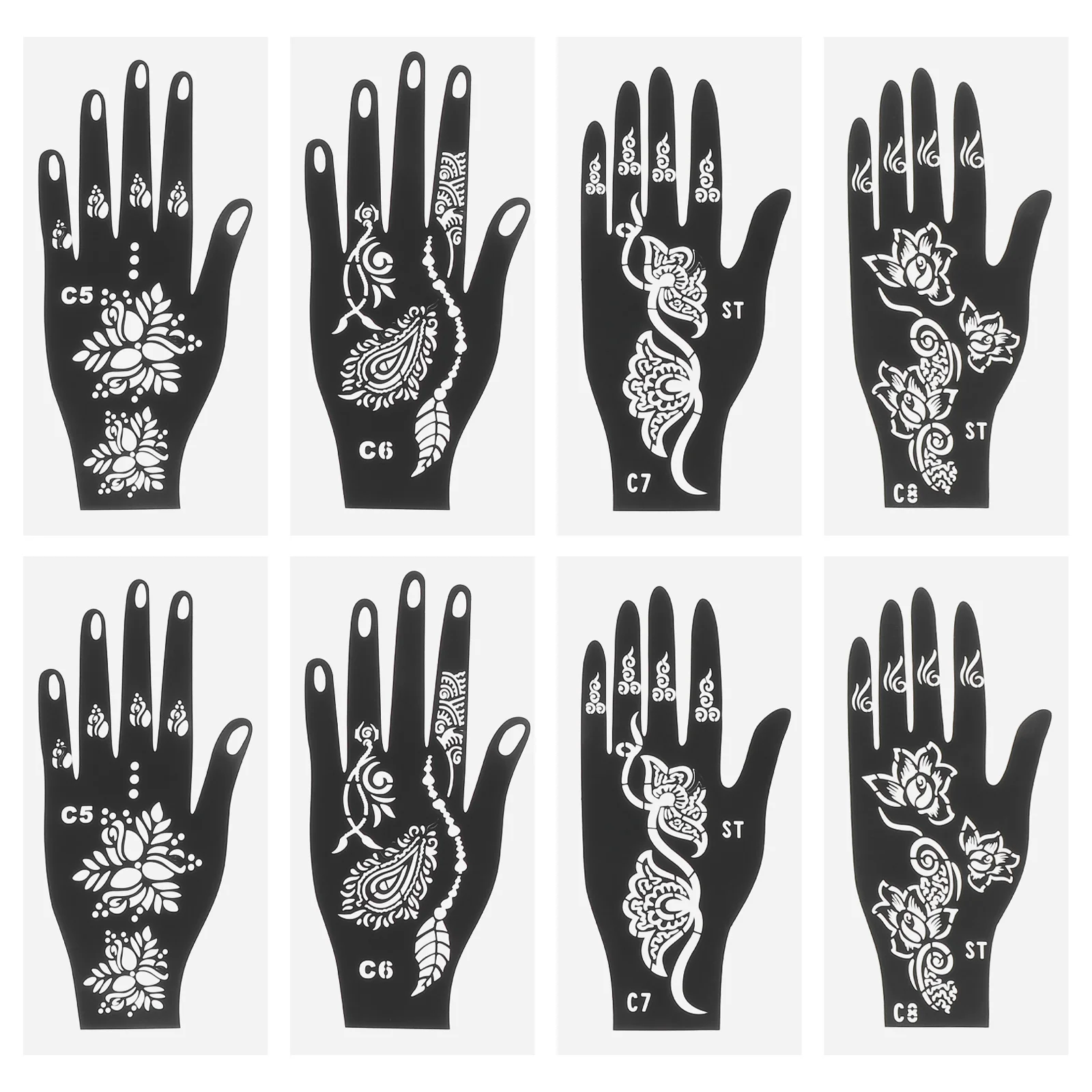 

8 шт. практичная наклейка на руку, водостойкая Временная наклейка, Декор