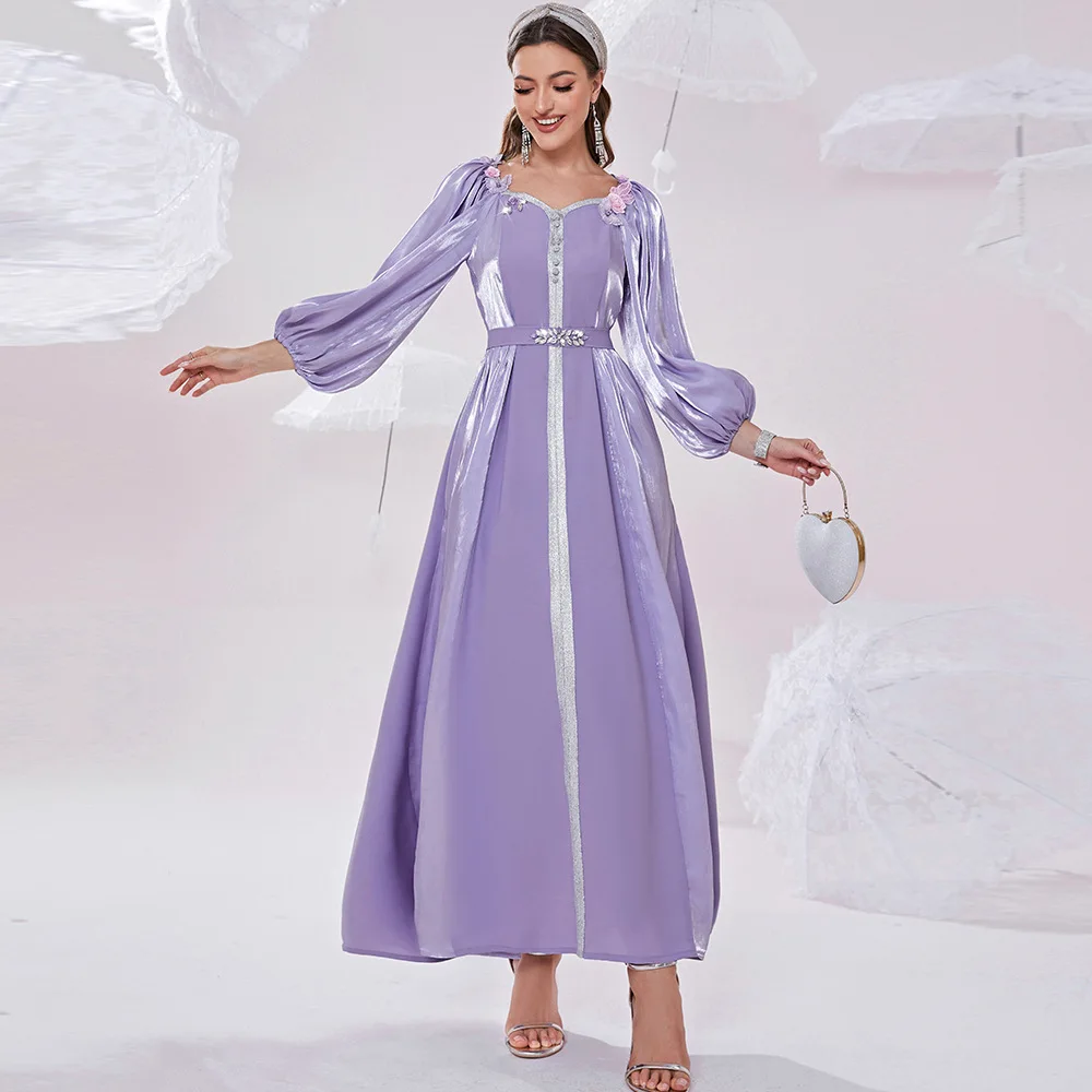 

Мусульманское длинное платье Рамадан ИД абайя кафтан цзилбаб Abayas женские вечерние платья халат женский хиджаб Abayat мусульманская одежда