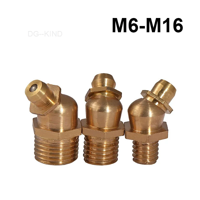 

Brass male thread hydraulic oil, nipple fittings m6 m8 m10 m12 m14 m16