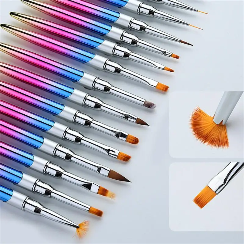 

Professional Nail Brush Drawing Brush For Manicure Acrylic UV Gel Extension Pen French Stripe Nail Art Liner Brush Painting Tool