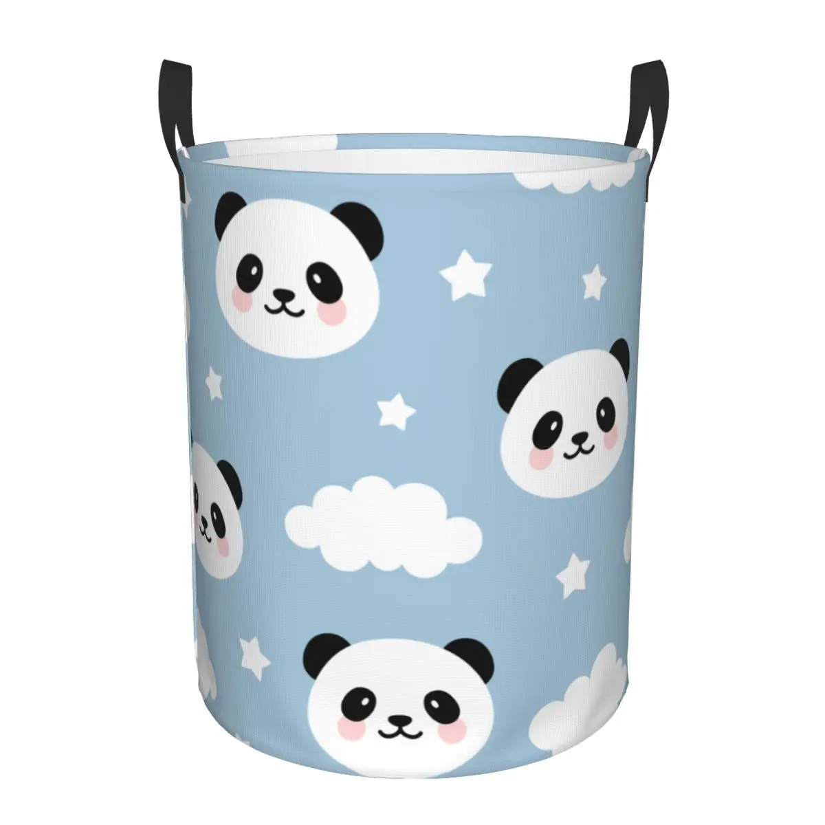 

Waterproof Storage Bag Cute Panda With Clouds Household Dirty Laundry Basket Folding Storage Bucket Clothes Toys Organizer