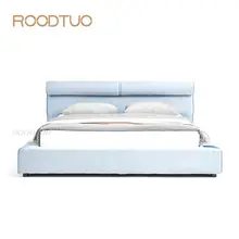 Designer Bed Modern Double Bed Custom King /Queen Size High-End Bed Frame Bedroom Furniture Home Bed