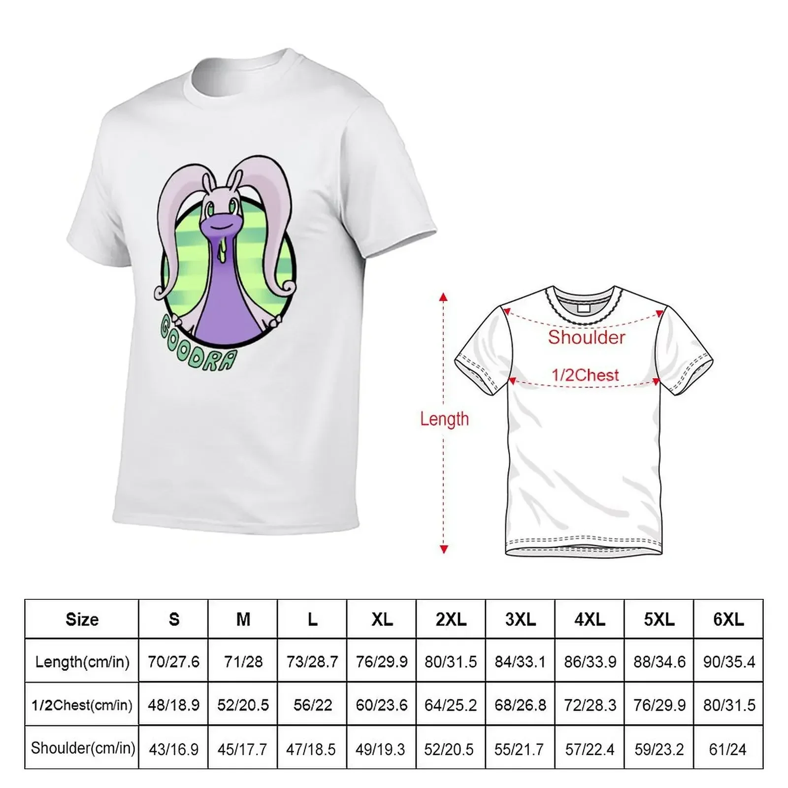 Goodra T-Shirt rapper graphic tees Short sleeve tee anime stuff mens plain t shirts