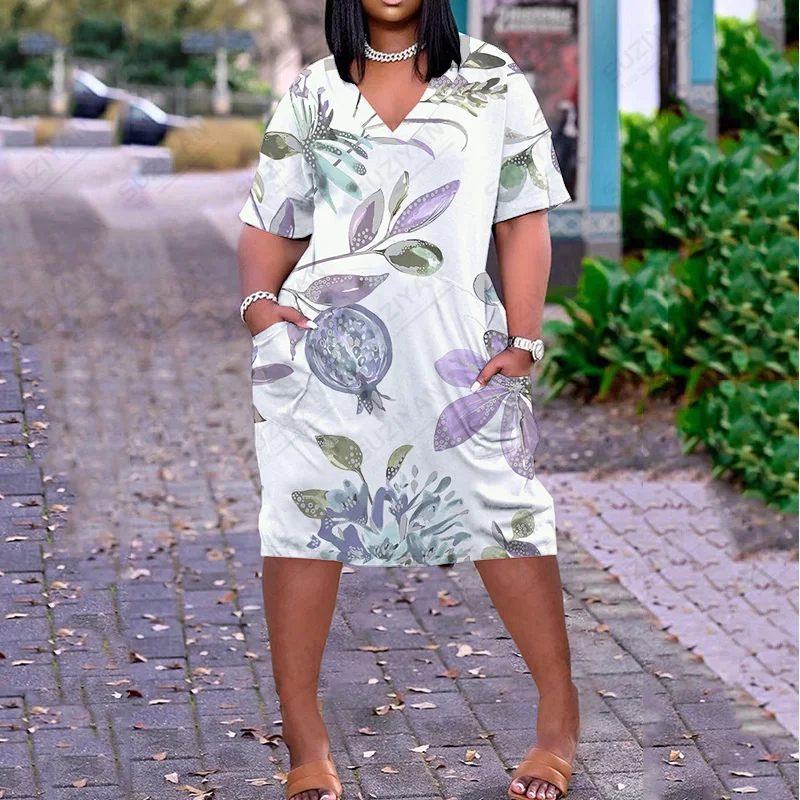 

Oversized Clothing Summer Clothes For Women Retro Hot Selling Africa Floral Boho Dress Beach Outfits For Women Style Woman
