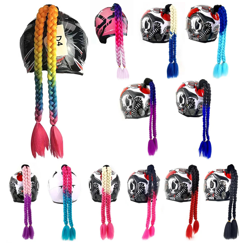 New Motorcycle Helmet Braids W	