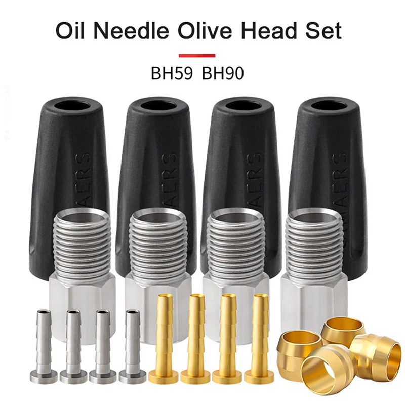 

Bike Oil Needle Olive Head Suit Tubing Pipe Oil Hydraulic Disc Hose Pressing Ring T Brake Accessories