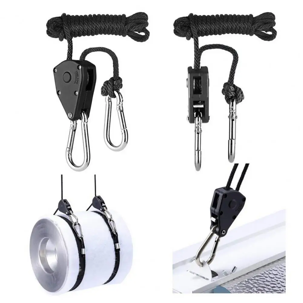 

2Pcs Useful Adjustable Lifting Pulley Lanyard Hanger Lifting Pulley Lanyard Strong Toughness Durable