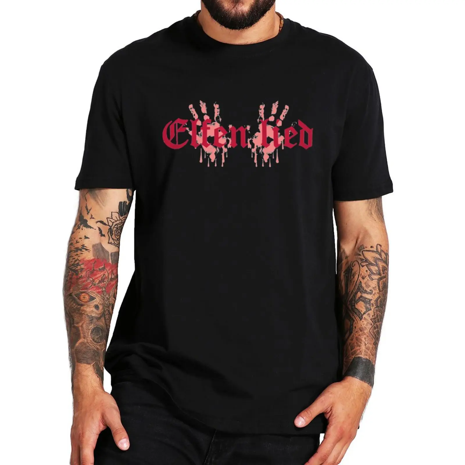 

Elfen Lied Logo T-shirt New Dark Anime Manga Fans Essential T Shirt For Men Unisex Summer Cotton Basic Premium Top EU Size