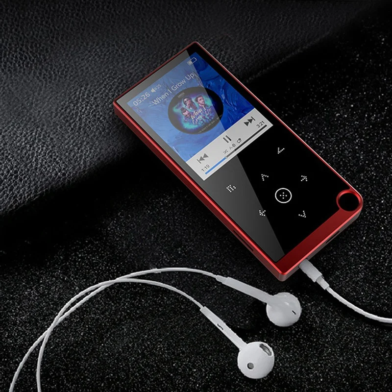 MP3 Player Music Bluetooth 5.0 Lossless Hifi Portable Audio Walkman With FM/Ebook/Recorder/MP4 Video Black