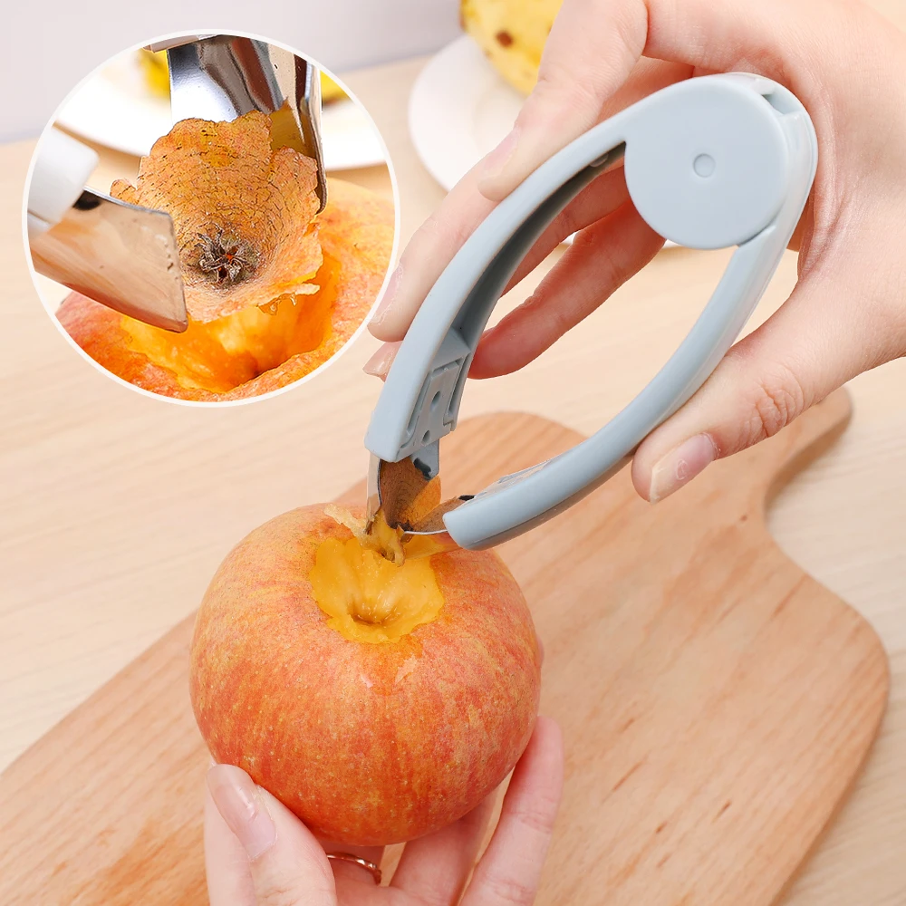 

Strawberry Steel Huller Pineapple Eye Clips Fruit Vegetable Knives Stem Remover Tomato Corer PotatoTools Kitchen Gadgets Clip