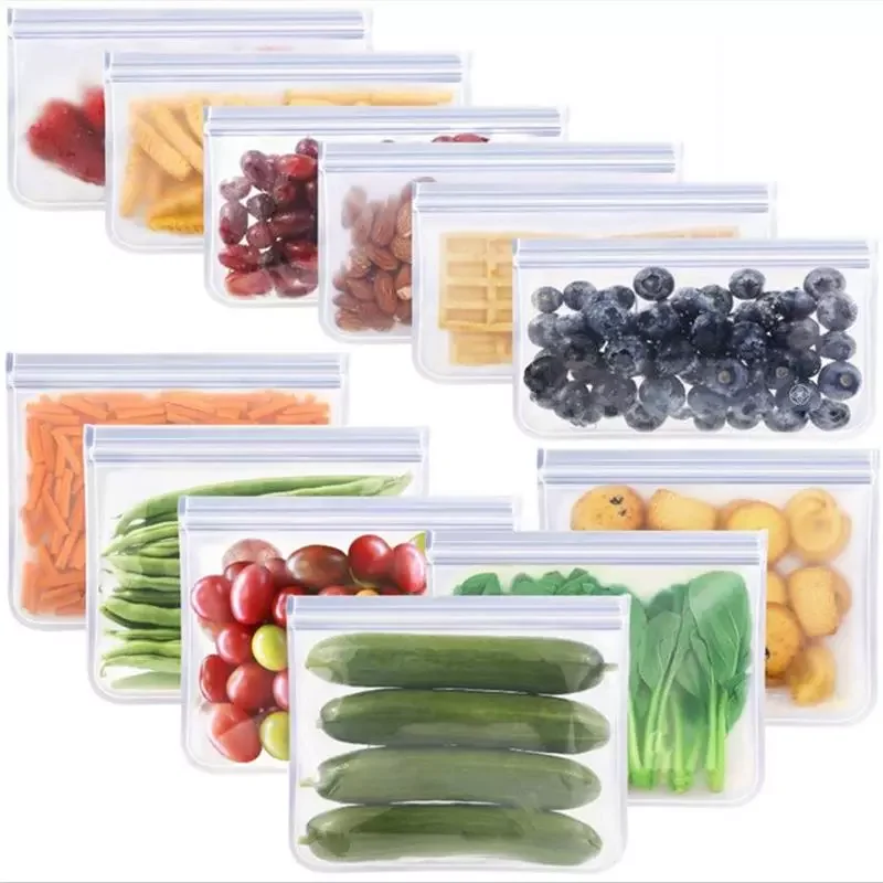

Food Storage Containers Leakproof Containers Reusable Stand Up Zip Shut Bag Cup Fresh Bag Food Storage Bag Fresh Wrap