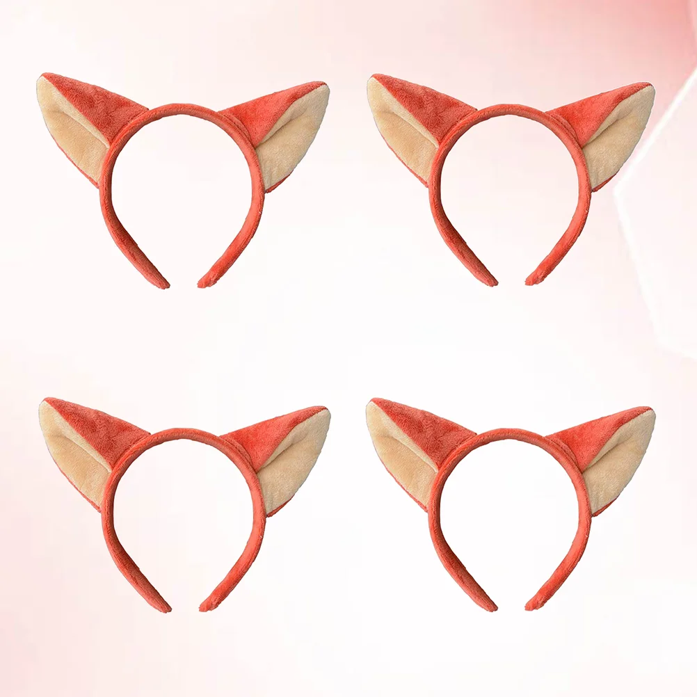 

Headbands, 4pcs Ear Hairbands, Ears Hair,, Creative Cartoon Hair Accessories for Party Festival