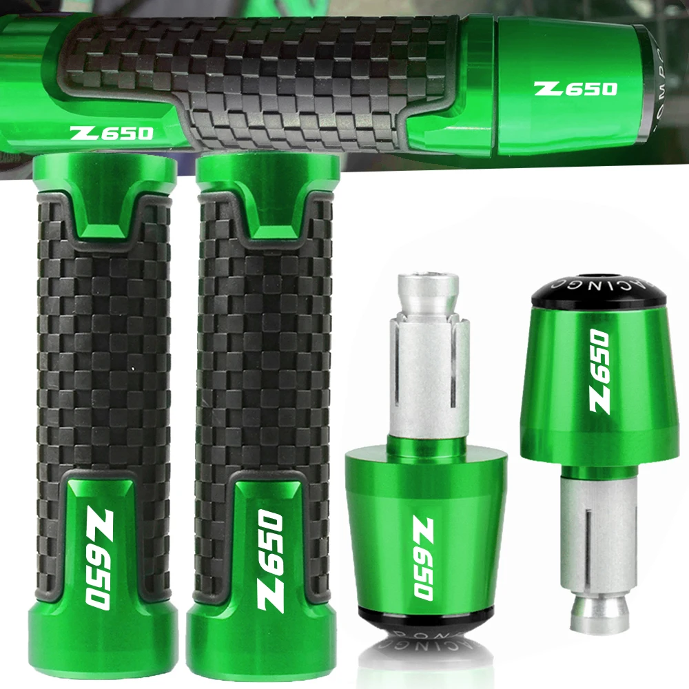 

For KAWASAKI Z650 2016 2017 2018 Z 650 z650 z 650 Hand Bar Ends Motorcycle CNC Aluminum 7/8'' 22mm Handlebar Handles Grips Ends