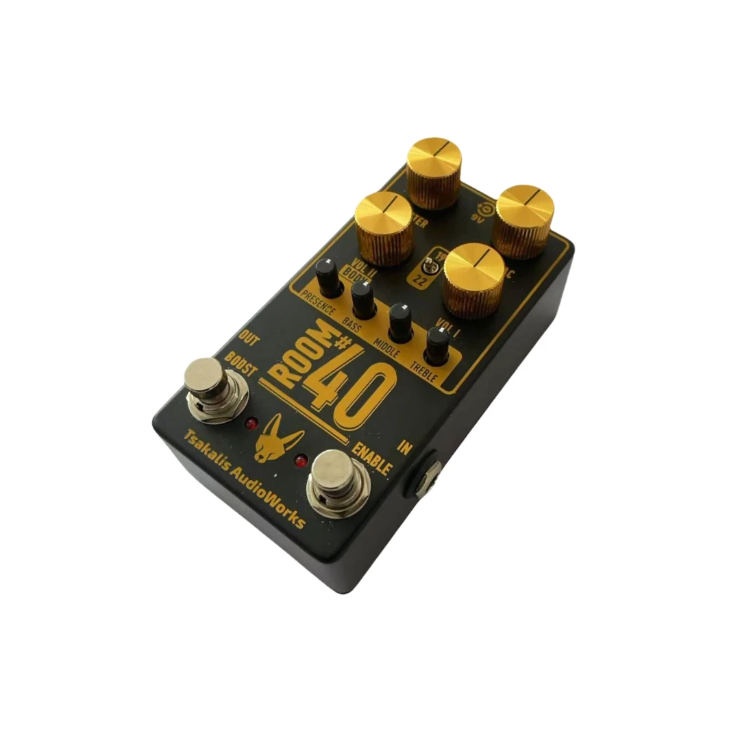 Фото Педаль LYR Pedals Ly Rock Distortion, черная, с режимами PLEXI и JCM800, со встроенной регулировкой давления. №4