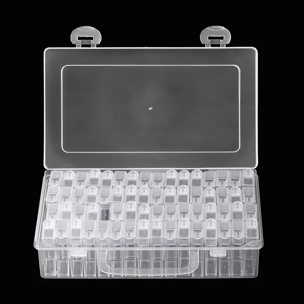 Полезная Бриллиантовая искусственная вышивка коллекция планшетов контейнер для