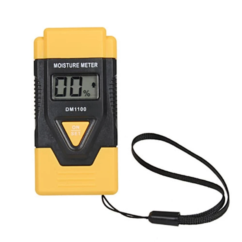 

DIHAO new mini 3in1 2Pins LCD Digital Wood Moisture Meter Concrete Plaster Cardboard Tester