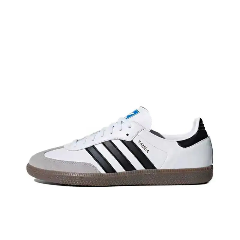 Adidas Originals SAMBA OG Soft Upper for Easy Foot Feel Low Top Board Shoes для мужчин и женщин черного белого