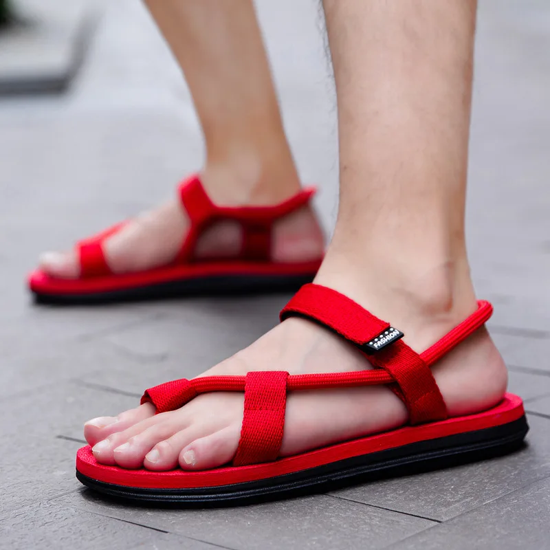 

Summer Men's Sandals Male Boom New Couples flip-flops Vietnam Beach flip-flops Cool Outdoor Personality Men Slippers