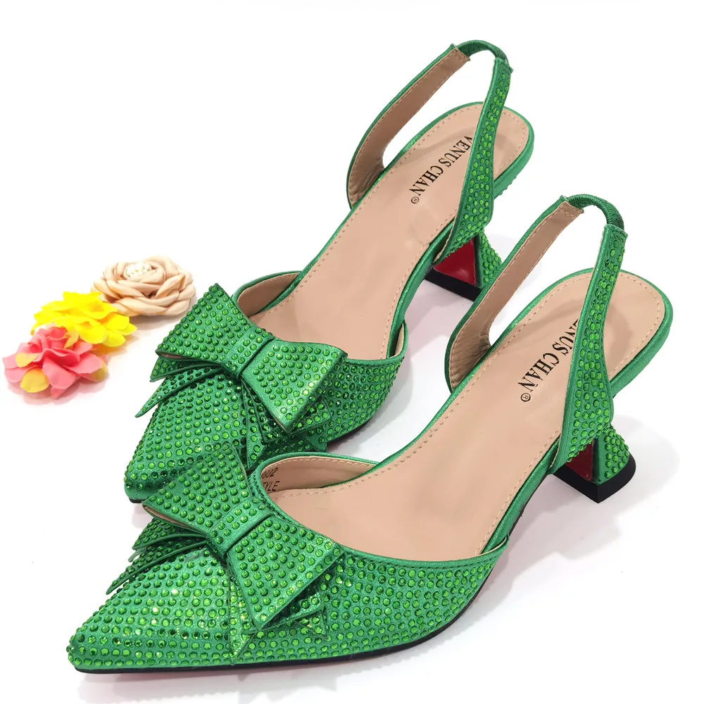 

Wedges Shoes for Women Plus Size Heels 43 Wedding Shoes Bride Pumps Women Shoes Decorated with Rhinestone Slip on Italy Shoes