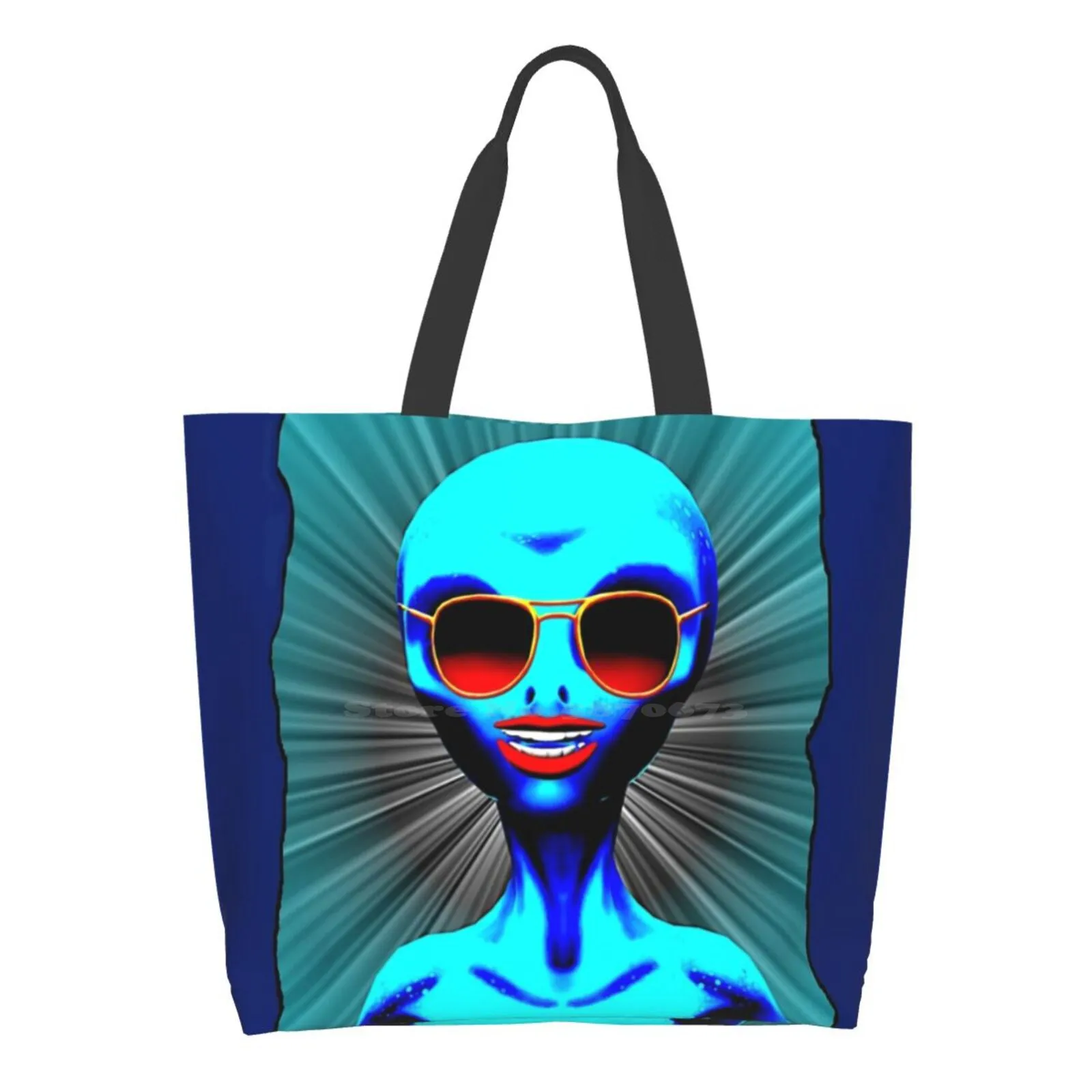 

Sweet Girl Designer Handbags Shopping Tote S More Extrava Ufo Space Girls For Teenagers Mrs Motif Blue Green Male Universe