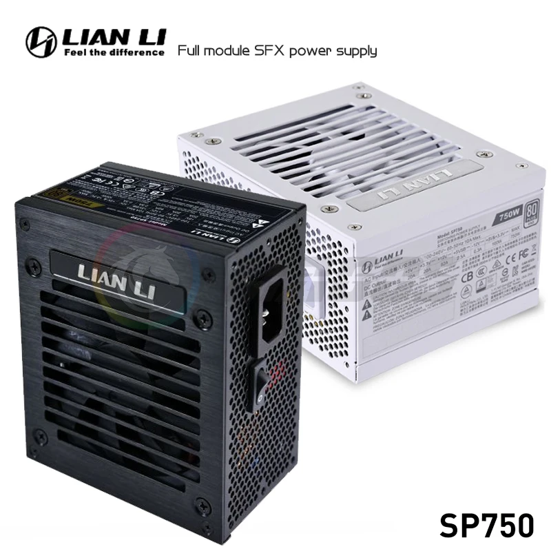 

LIAN LI 750W ITX SFX PSU MOD For Computer Mini ITX Case Power Supply Gold Medal Full Module PC Gaming Game Cabinet Power SP750