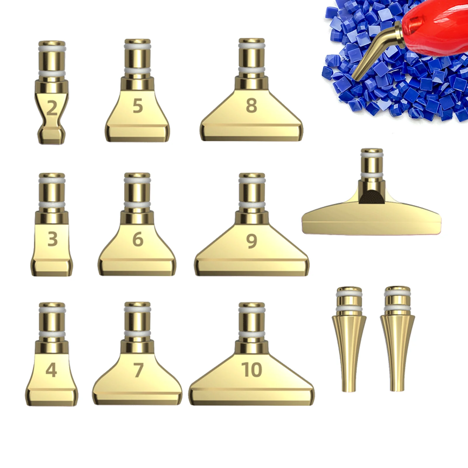 

Drill Pen Metal Tips 5D Diamonds Painting Tools Accessories Diamonds Painting Accessories Tools For 5D DIY Craft With Silver