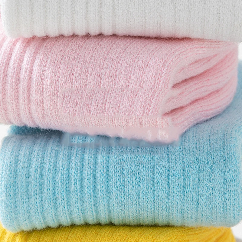 Socks Women Workplace Summer Outdoor Running Spring Autumn Terry Sweat Absorbent Breathable Deodorant Cotton Socks