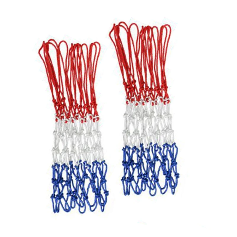 

2PCS Basketball Net Replacement,Standard Basketball Hoop Net,12 Loop Basketball Goal Hoop Net For Basketball Hoop