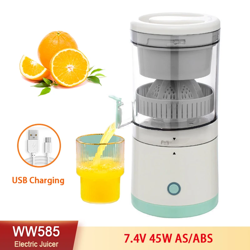 

Electric Juicer Mini Mixer Squeezer Pressure Electric Juicers Fruit Extractor Portable Squeezer Pressure Juicers for Home 7.4V