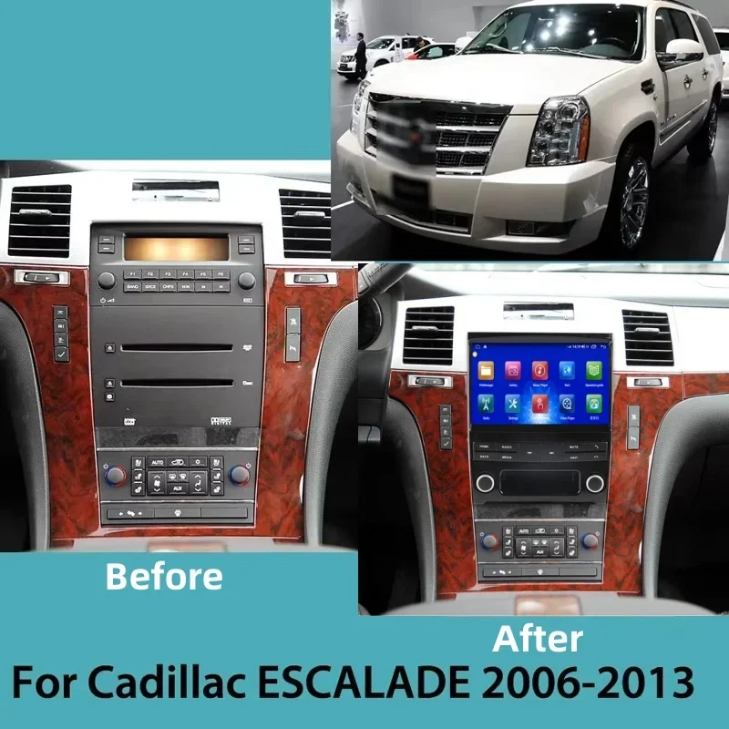 Android13 Автомобильное радио для Cadillac Escalade 2006-2013 Мультимедиа Стерео Авторадио
