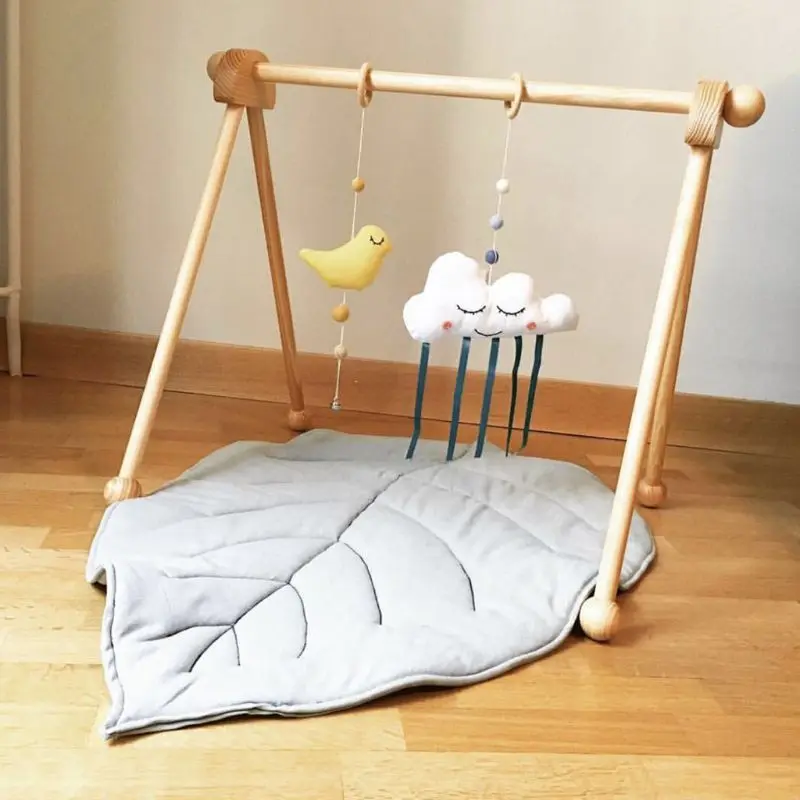 

Baby Kids for PLAY Mat Leaf Shape Carpet Newborn Crawling Blanket Cotton Floor R
