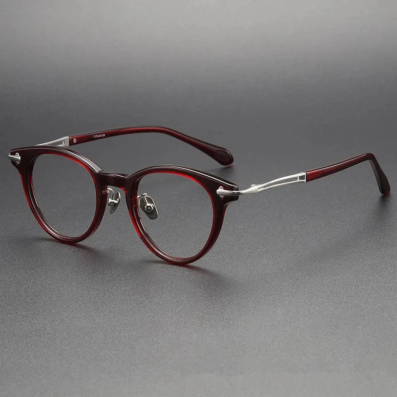 Очки овальные из ацетата для мужчин и женщин винтажные модные ультралегкие