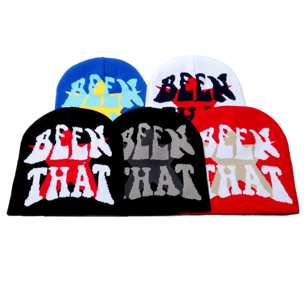 Серые женские и мужские зимние теплые шапки с надписью US Been That 2025 облегающие
