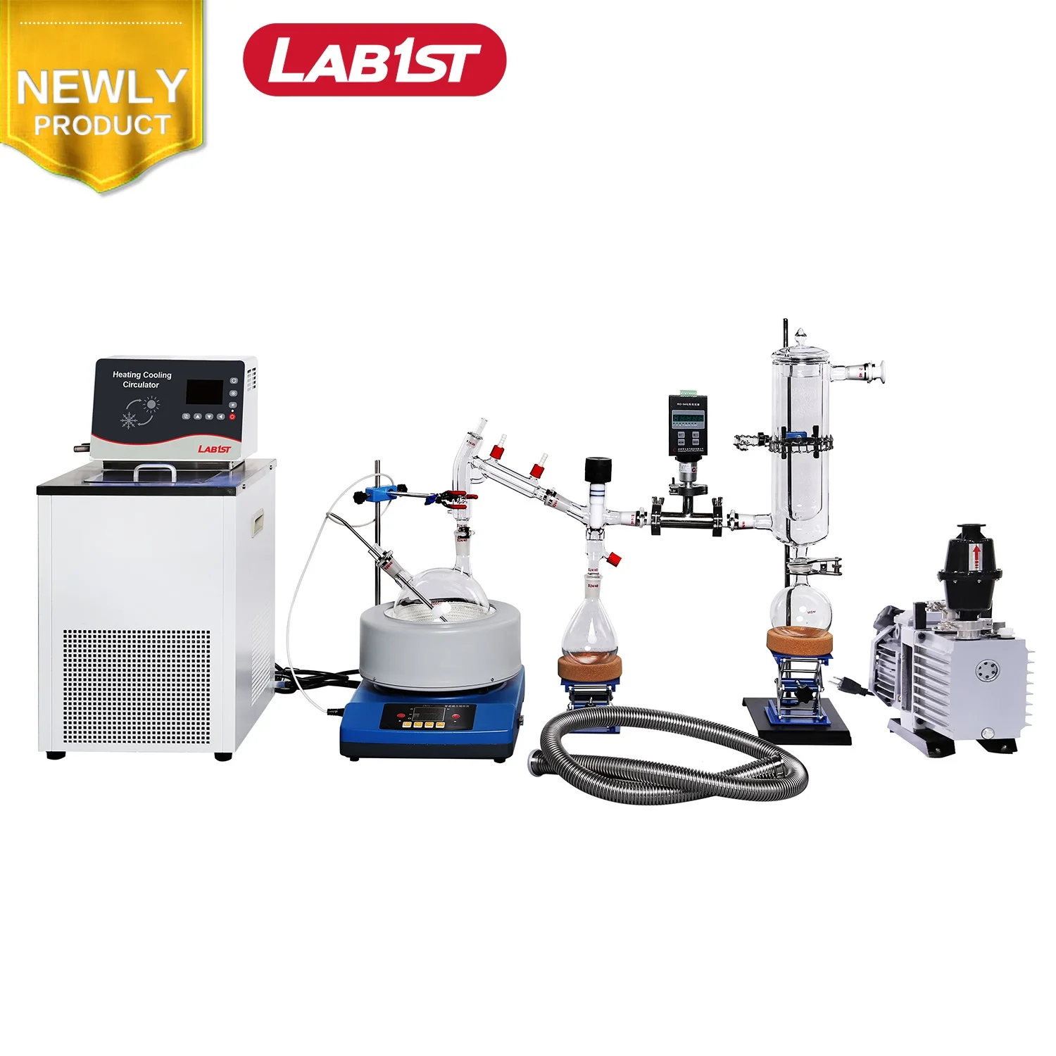 

2l 5l shortpath distillation vacuum short path distillation unit