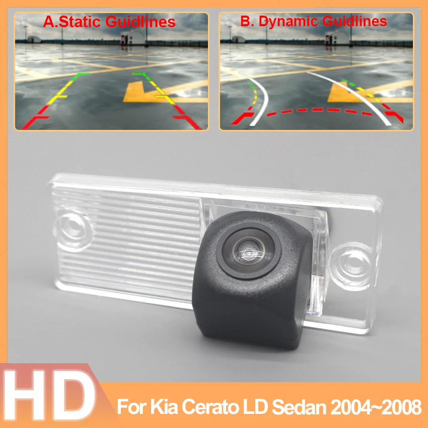 HD CCD 1280*720 Fisheye вид сзади Водонепроницаемая высококачественная камера RCA для Kia Cerato