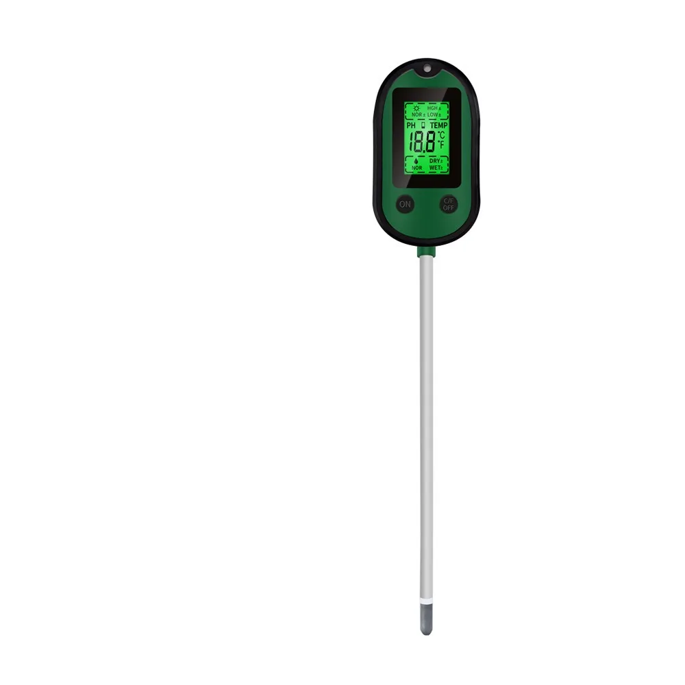 

Watering Test Gardening Measuring Tool Five-in-one Soil Humidometer Lowers And Plants Soil Temperature Tester Moisture Meter