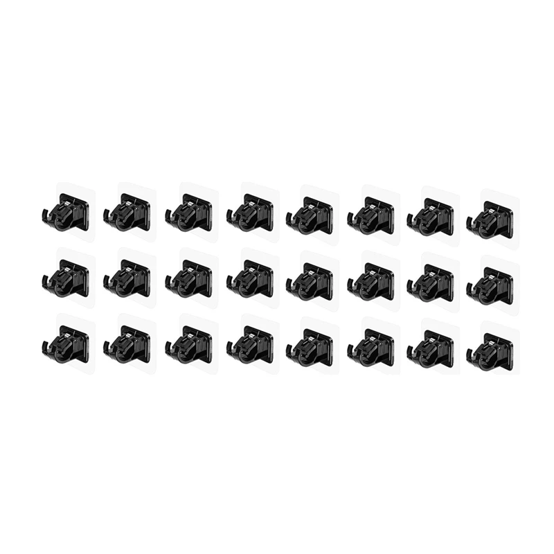 

24 шт., самоклеящиеся крючки-держатели для карнизов