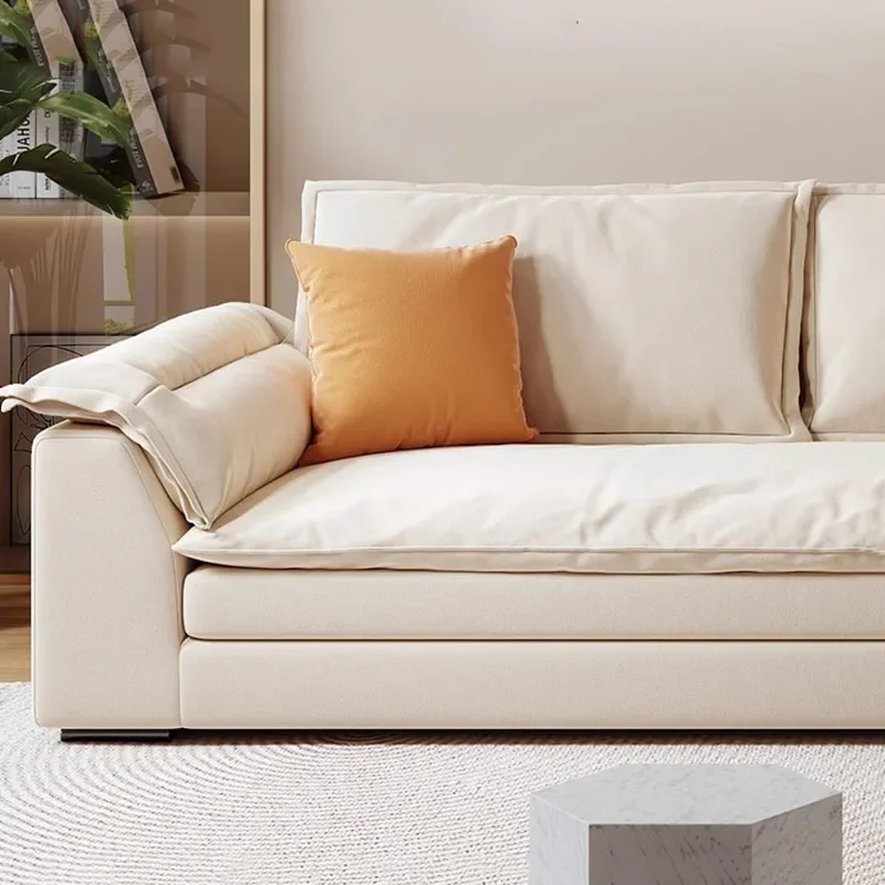 Минималистичные расслабляющие диваны с откидывающейся спинкой для гостиной в