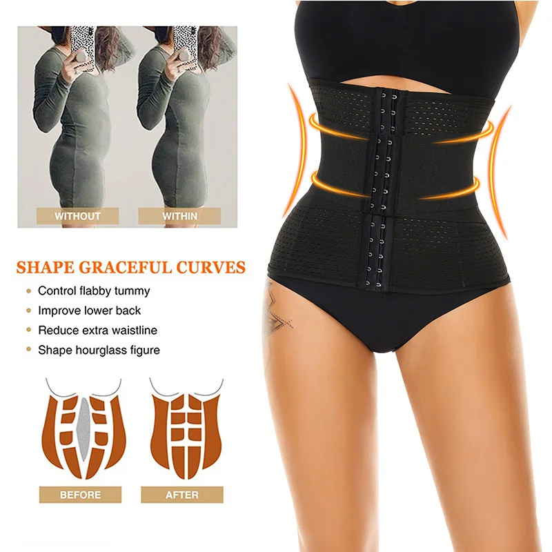 SEXYWG Waist Trainer Body Shaper Corset Women Firm Waist Support Belt Belly Wrap Waist Trainer Waist Cincher Slim Corset