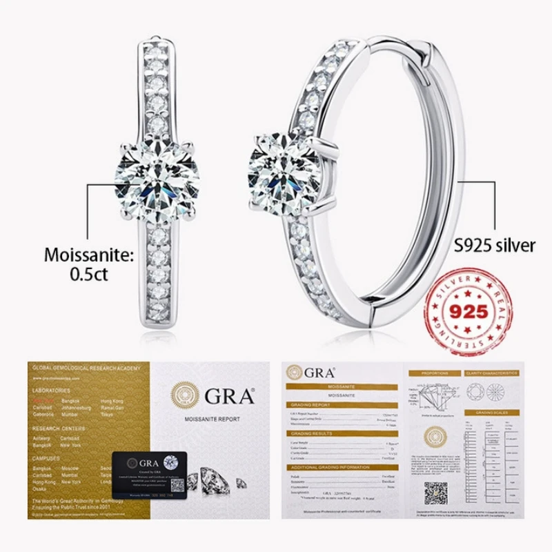 

Ladies Silver-plate And White Color Earrings