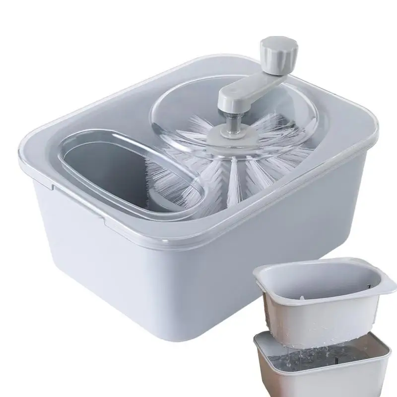 

Fruit And Vegetable Washing Machine Spinner Fruit Washer Large Capacity Veggie Drainer Fruit Cleaning Basket For Washing Fruit