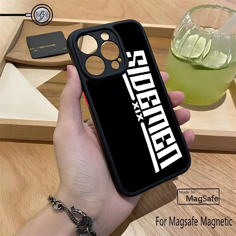 Чехол для телефона Sidemen SDMN Iphone 16 Pro Max 15 14 Plus 12 13 XR X XS матовый магнитный чехол с