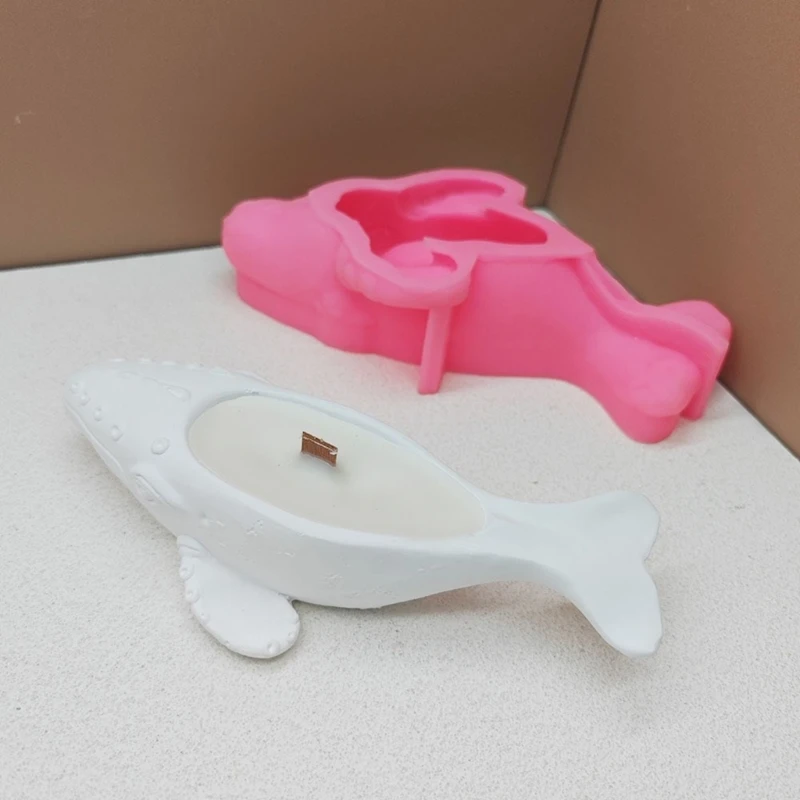 Формы для чашек свечей в форме кита формы подсвечников силиконовые основания 40