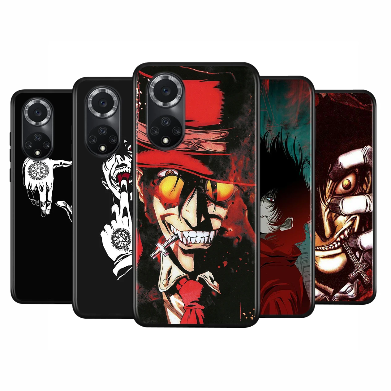 

Alucard Hellsing Anime Soft TPU Silicone Cover For Huawei Nova 9 8i 5T 8 7 6 7i 5 4 4E 3 3i Pro Phone Case Coque