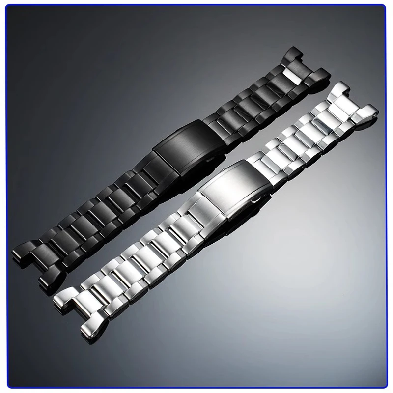 Фото GST-B100 Ремешок для часов из нержавеющей стали для Casio G-Shock Ремешок для часов GST-210/W120L/S130L/S310 GST-W300 GST-400G S100D/S110D Браслет №3