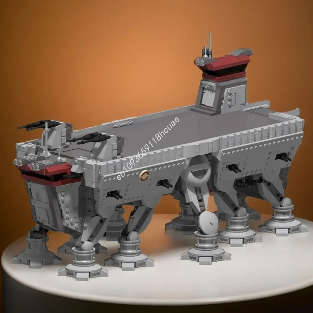 Фото 3141 деталь MOC Вездеходная посадочная платформа AT-LP Star Battle, конструктор, подарок на Рождество для взрослых, коллекционная игрушка для детей №1