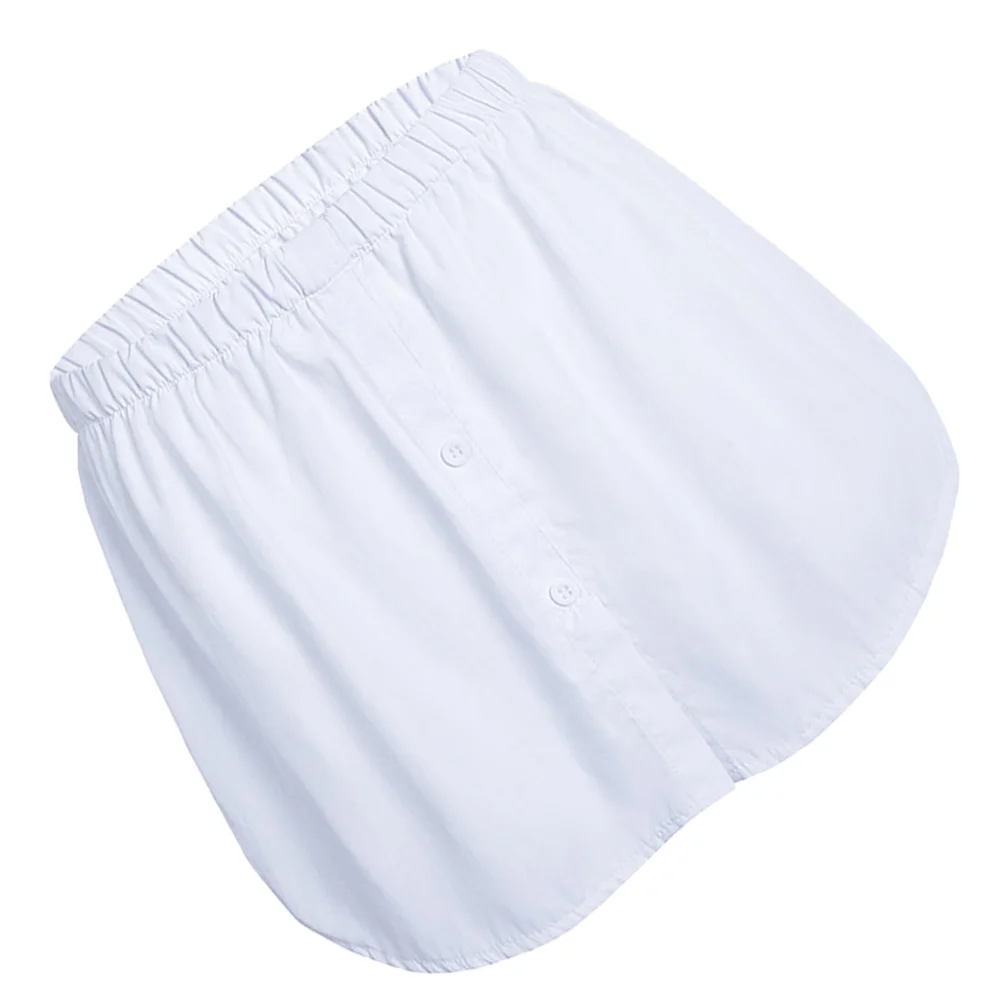 

Женское льняное платье-топ с имитацией подола, Женская Нижняя юбка-удлинитель, белая шифоновая рубашка Miss