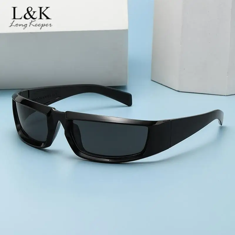 

2023 Fashion Y2K Sunglasses Women 2023 Luxury Brand Sports Sun Glasses for Men Goggle Uv400 Anti-Glare Gafas De Sol Longkeeper