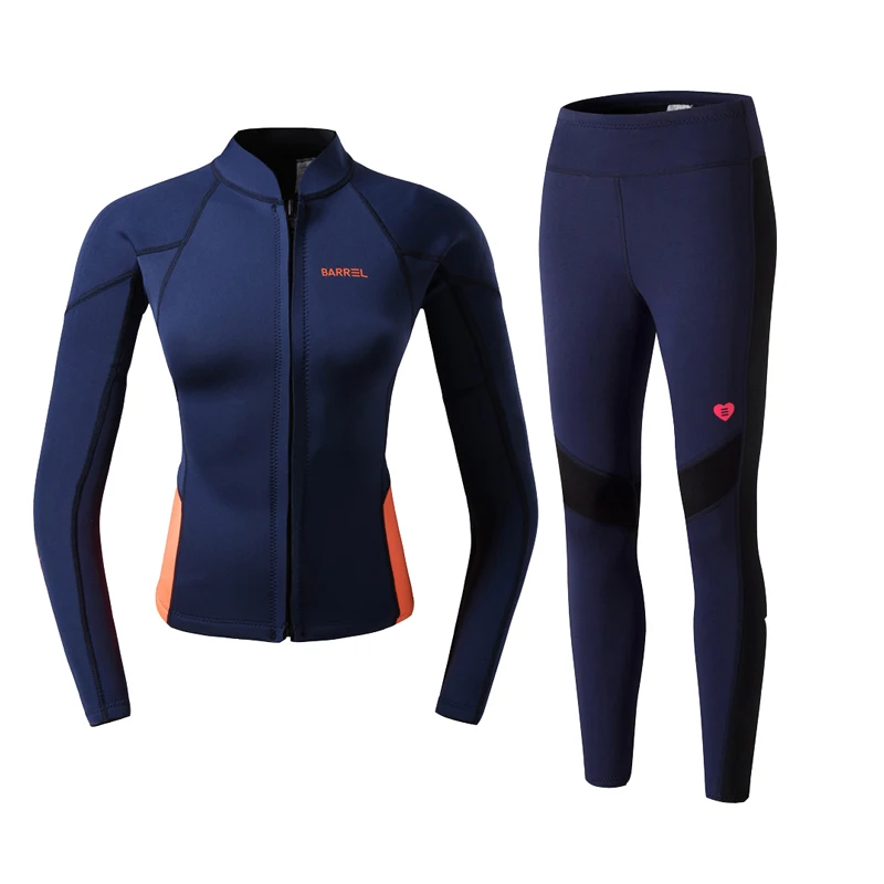 Womens Anti-UV SUP Suring Snorkeling  Swim Diving Wetsuits jacket and pants